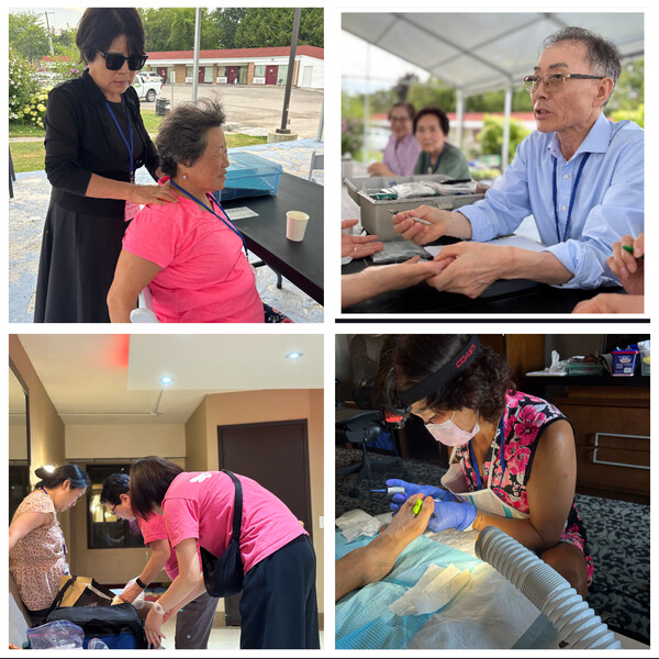 '장애인연합 재활 여름캠프'에서 자원봉사자 60여명이 참가해 다양한 부문에서 자원봉사 활동을 전개했다.