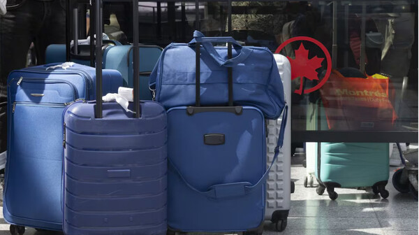 에어캐나다의 파업으로 멈춰 선 공항의 모습 CTV.