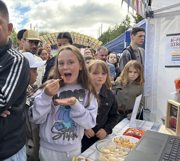 한국문화축제 ‘K-푸드 스트리트’ 홍보 부스 현장