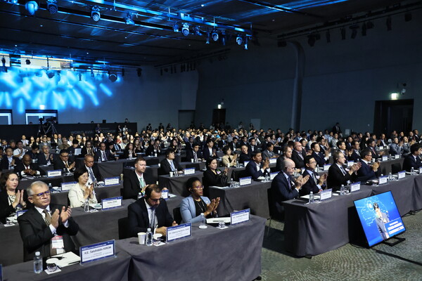 인천국제공항공사는 2일~4일 3일간 그랜드하얏트 인천에서 ‘2025 세계항공컨퍼런스’를 개최했다고 밝혔다. 사진은 컨퍼런스가 진행 중인 행사장의 모습.