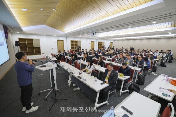 10월26일 인천 송도에서 진행된 월드옥타 글로벌마케터 워크솝 모습. [월드옥타]