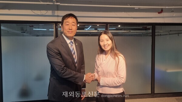 사진설명: 기호 1번 김범진 후보, 기호 2번 김유나 후보