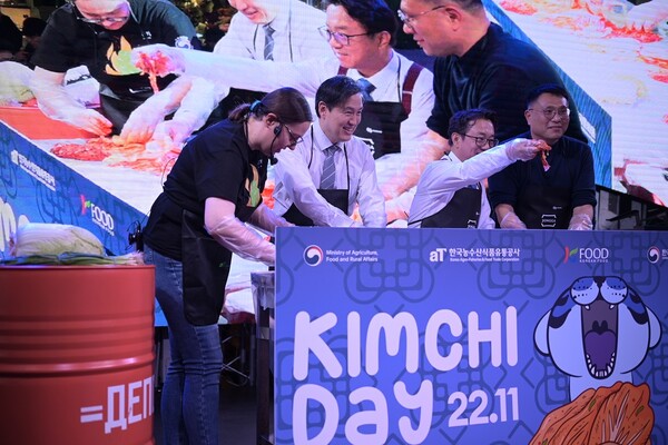 ‘모스크바 K-김치 & K-라면 페스티벌’을 통해 현지 소비자들은 김치와 라면의 환상적인 조합을 체험했다.