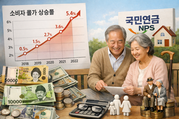 국민연금 개정안이 새해부터 시행됨에 따라 200만 해외거주 국민들도 인상된 보험료율과 개편된 수급제도를 미리 점검할 필요가 있다. [AI 이미지]  