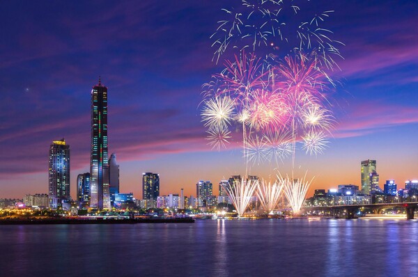 매년 9월 열리는 서울 세계불꽃축제 모습. 