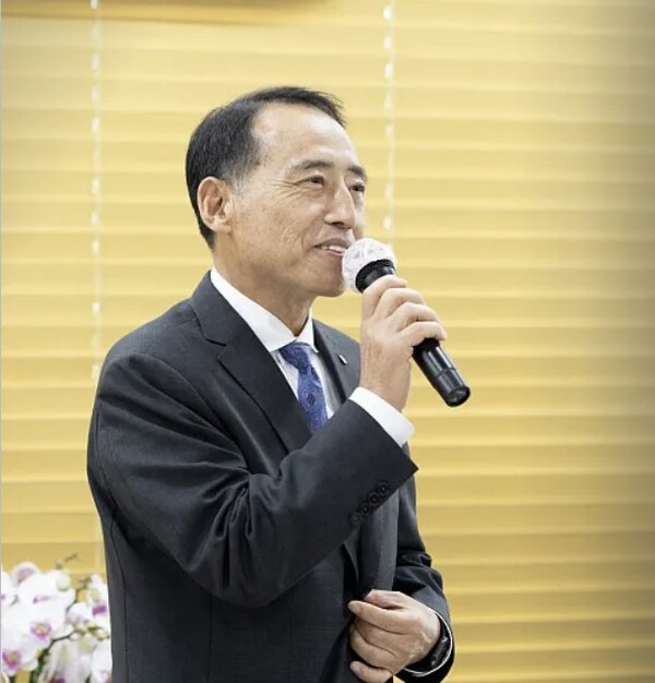 전 월드옥타 이사장인 이영중 미래발전위원장.[월드옥타 웹진 캡처]